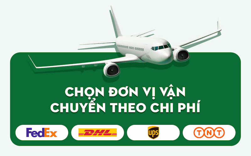 Chọn đơn vị vận chuyển theo chi phí 